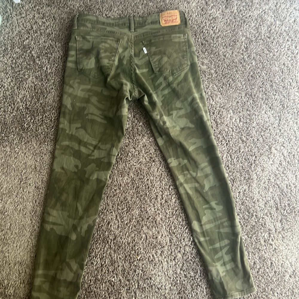 Women’s camouflage 711 skinny Levi jeans size 28 - Picture 4 of 5